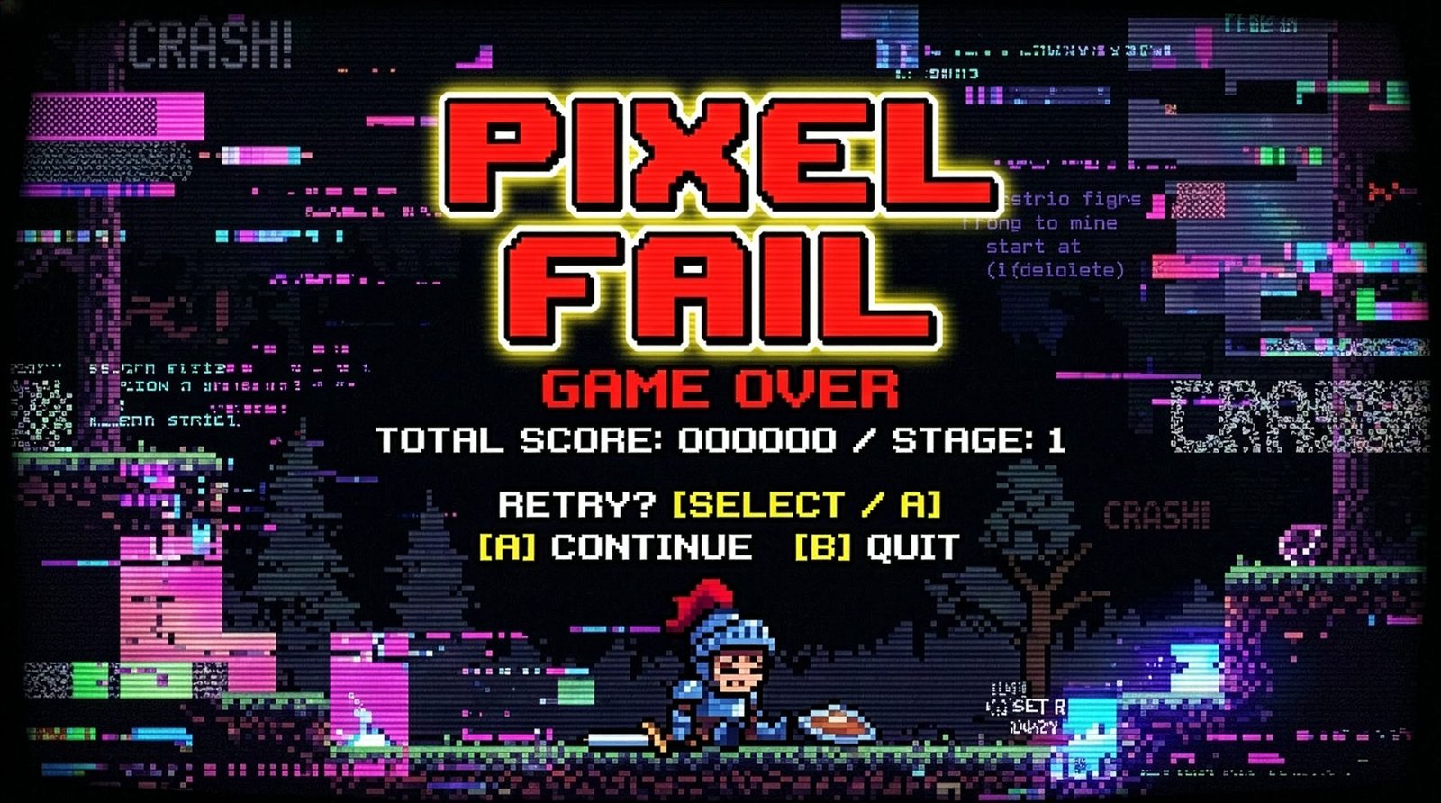 PixelFail alternate concept